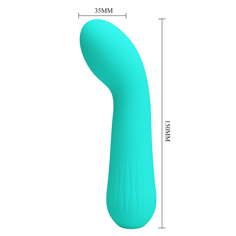 PRETTY LOVE Faun uppladdningsbar vibrator i aqua grön