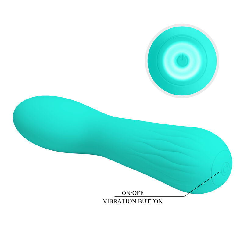 PRETTY LOVE Faun uppladdningsbar vibrator i aqua grön
