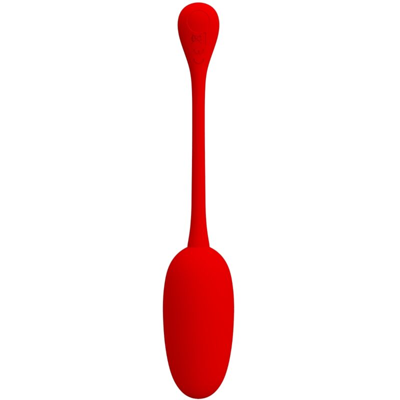 PRETTY LOVE - KNUCKER RED ÅTERLADDNINGSBART VIBRERANDE ÄGG