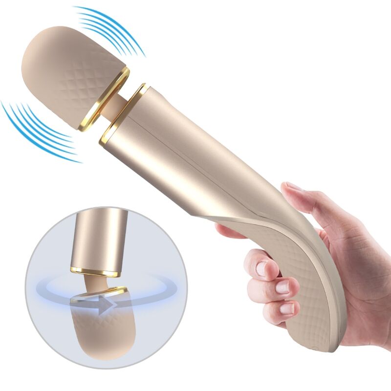 Pretty Love massager med 7 vibrationslägen i champagnefärg