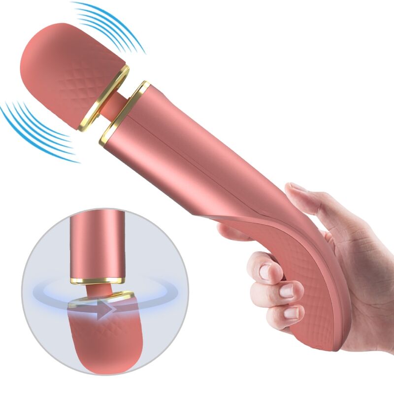 Rosa massager med 7 vibrationslägen
