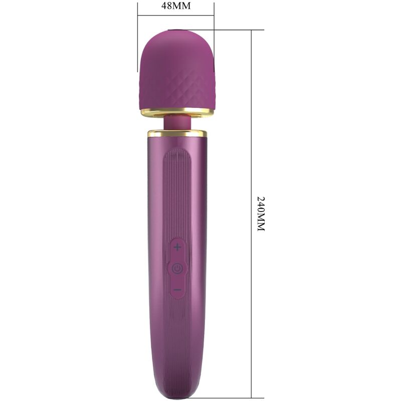 PRETTY LOVE massager med 7 vibrationslägen i lila