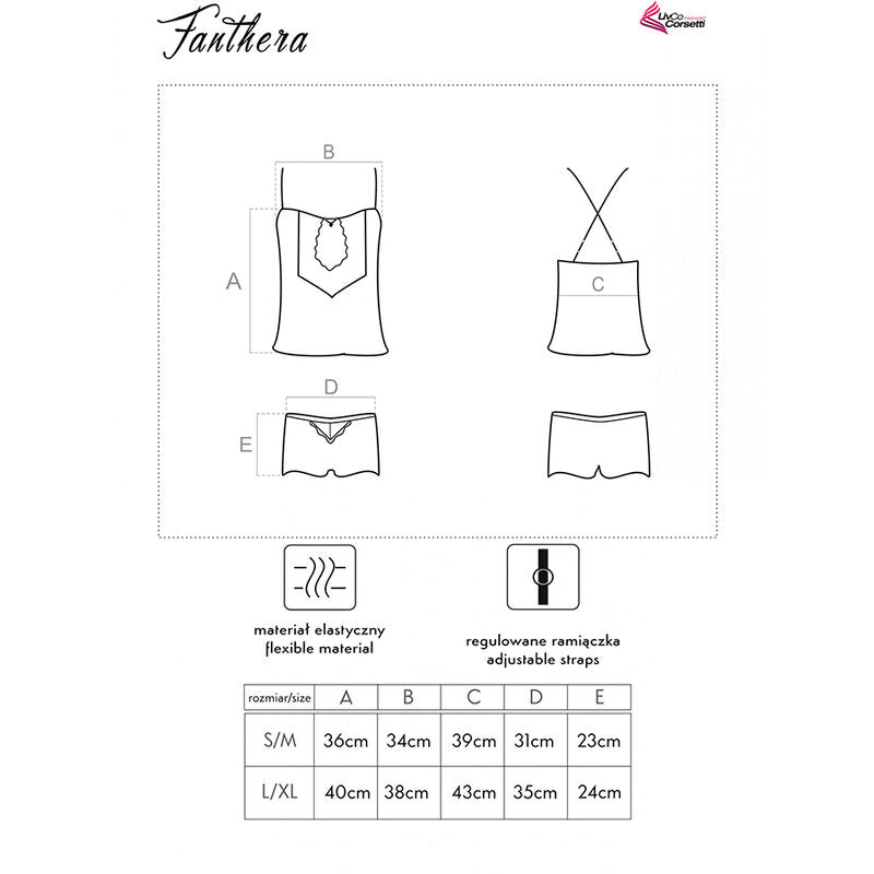 Livco Corsetti Fashion Fanthera T-shirt och shorts set i blått