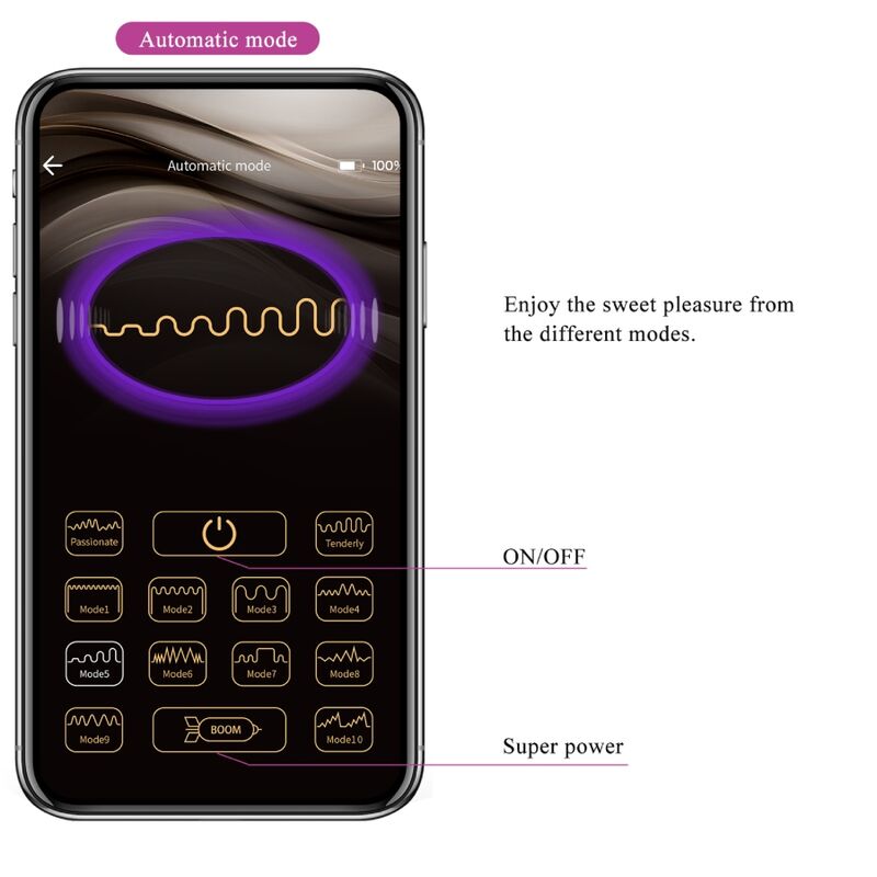 Pretty Love Jayleen vibrator med fjärrkontroll i lila