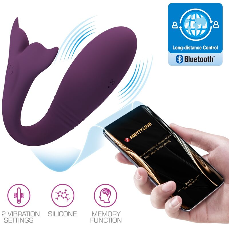 Pretty Love Jayleen vibrator med fjärrkontroll i lila