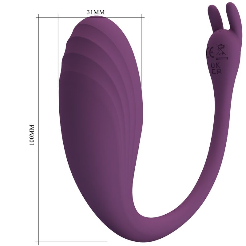 Pretty Love Catalina vibrator med appkontroll i lila