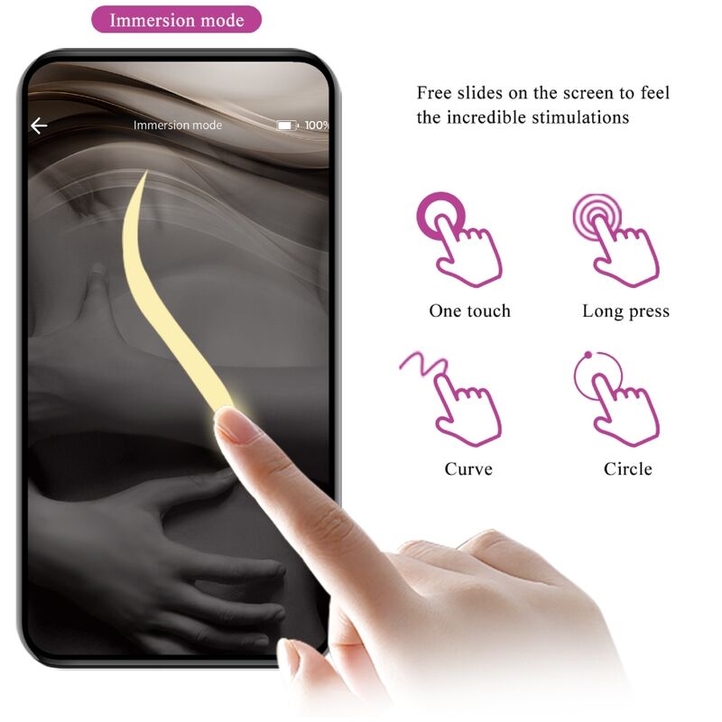 Pretty Love Catalina vibrator med appkontroll i lila