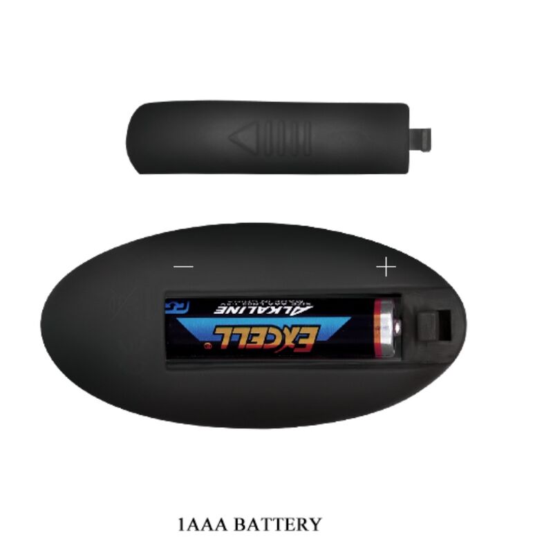 MR PLAY - KRAFTFULL VIBRATOR MED FJÄRRKONTROLL ANALPLUGG SVART