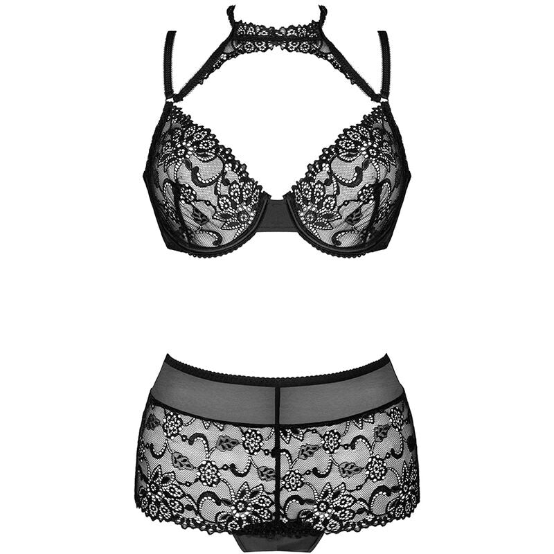 Livco Corsetti Fashion Linera set med BH och trosor i svart