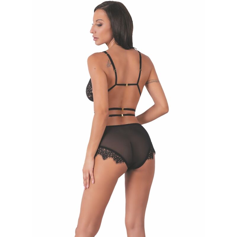 LIVCO CORSETTI FASHION DREZNA BH och trosor i svart