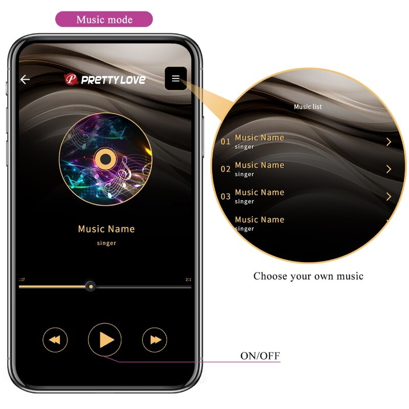 PRETTY LOVE - BILLY VIBRATION FJÄRRKONTROLL LILA GRATIS APP