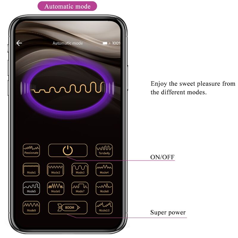 PRETTY LOVE - BILLY VIBRATION FJÄRRKONTROLL LILA GRATIS APP