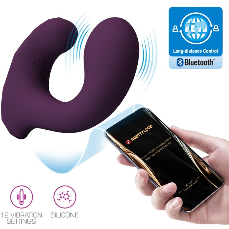 PRETTY LOVE - BILLY VIBRATION FJÄRRKONTROLL LILA GRATIS APP