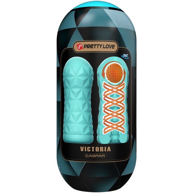Pretty Love Victoria Caspar masturbator i aqua grön