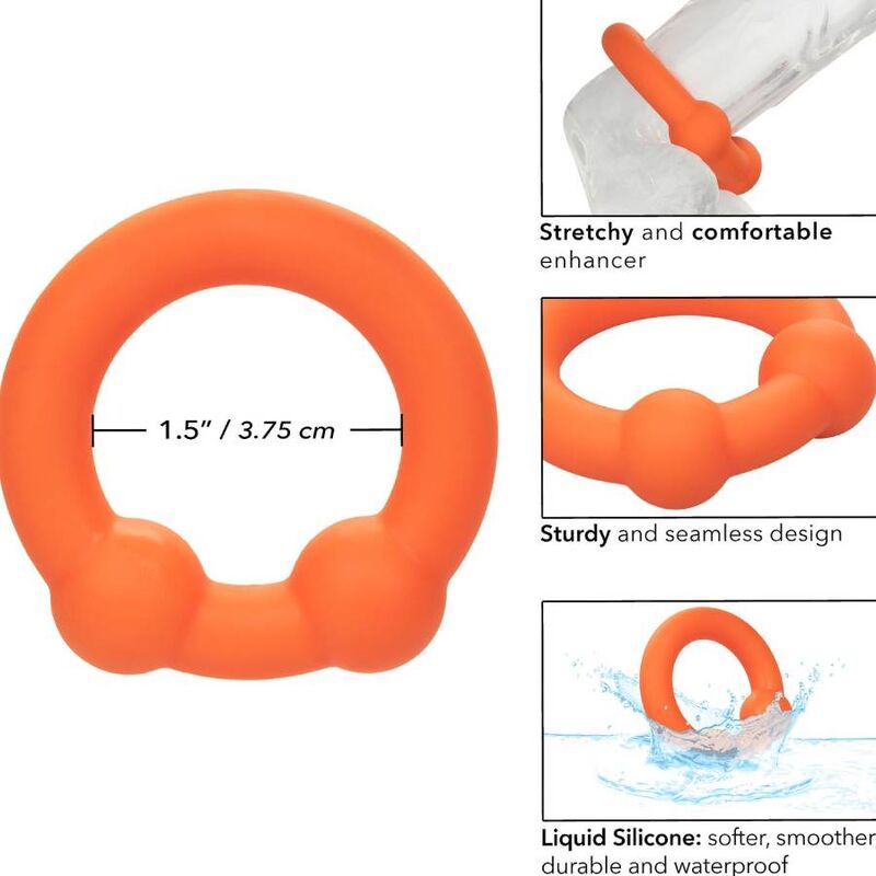 CalExotics Alpha Dual Ball Ring i orange färg