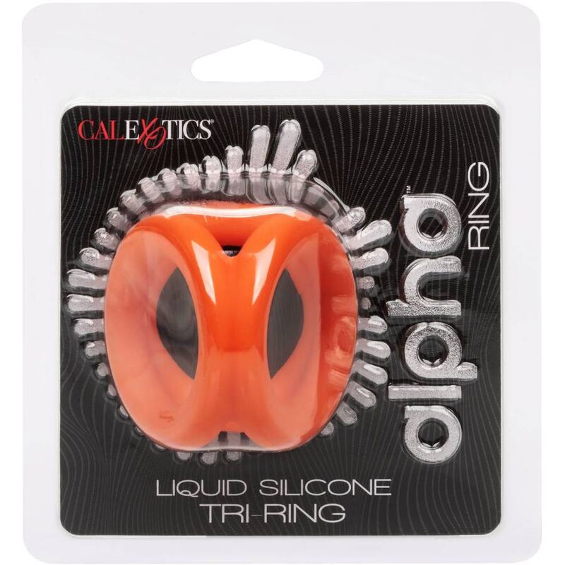 CalExotics Alpha Tri-Ring Orange för ökad njutning