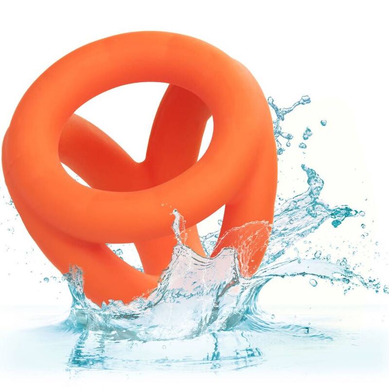 CalExotics Alpha Tri-Ring Orange för ökad njutning