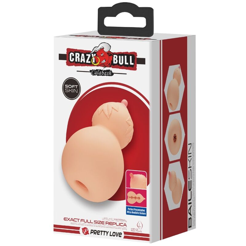 CRAZY BULL - CALABASH BRÖSTFORMAD MASTURBATOR
