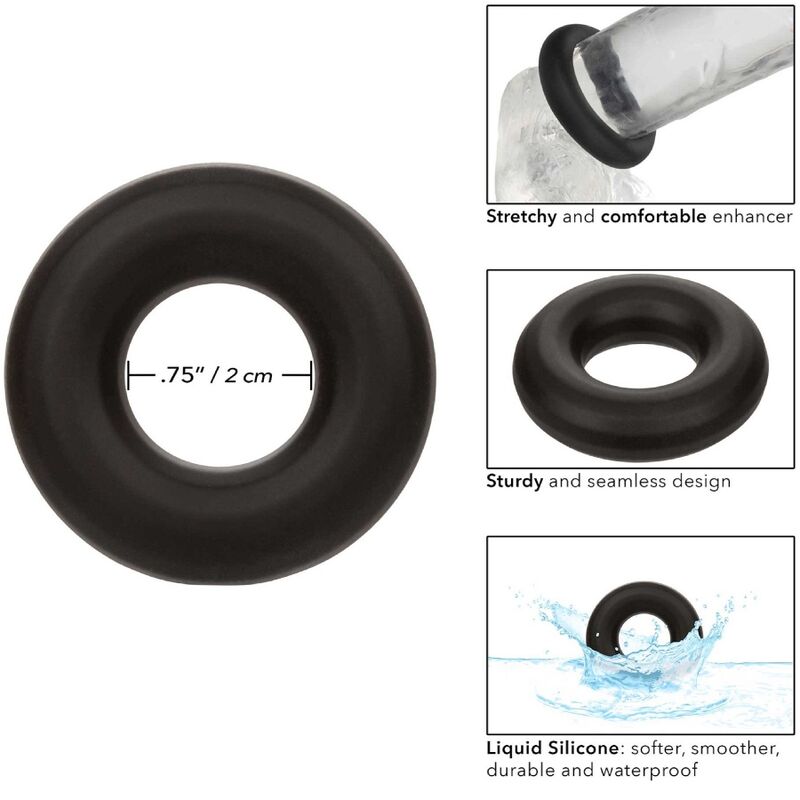 CalExotics Alpha Prolong Medium Ring i svart