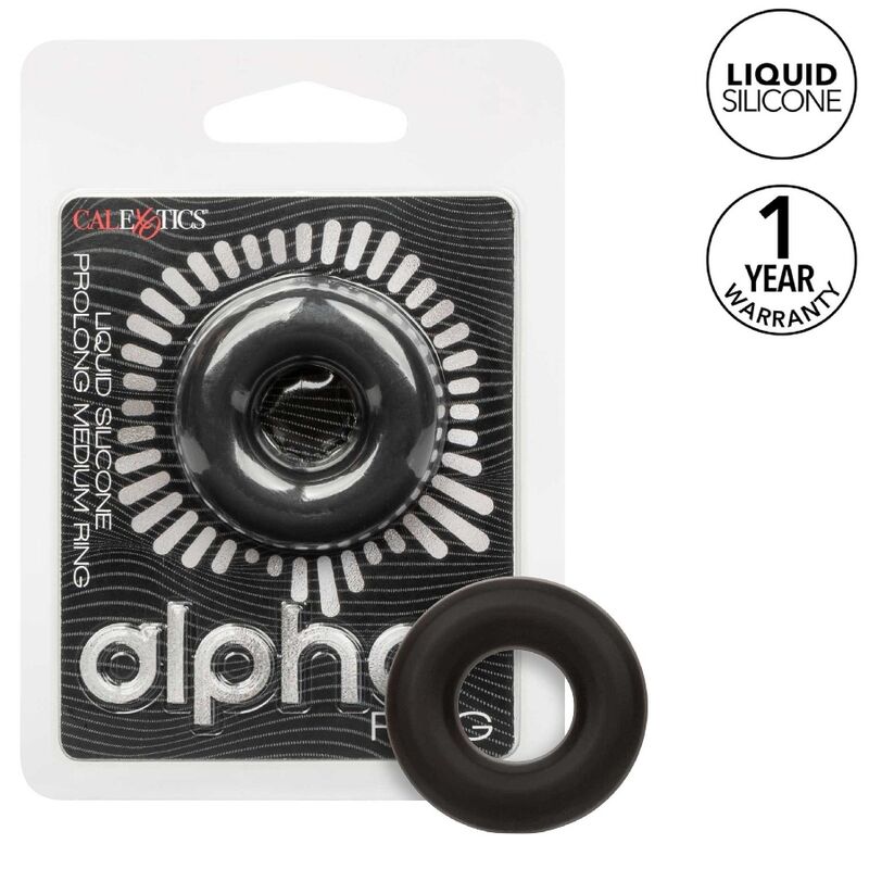 CalExotics Alpha Prolong Medium Ring i svart