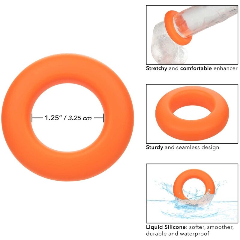 CalExotics Alpha Prolong Large Ring i orange