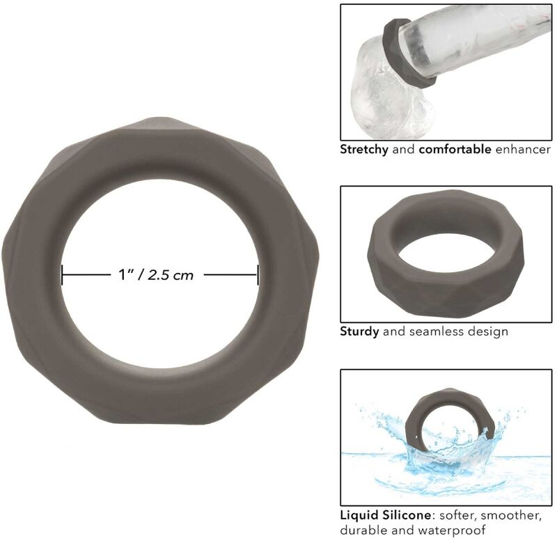 CalExotics Alpha Prolong Prismatic Ring i grått