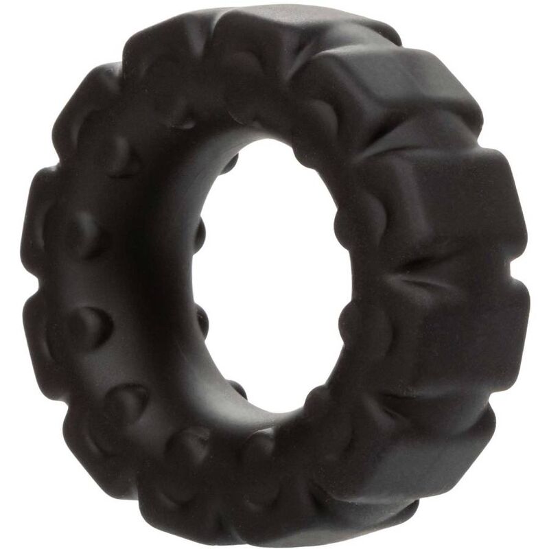 Alpha Liquid Silicone Prolong Tread Ring i svart