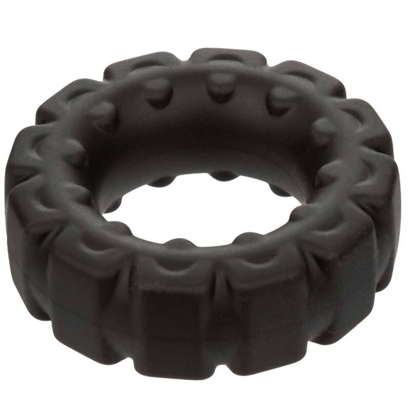 Alpha Liquid Silicone Prolong Tread Ring i svart