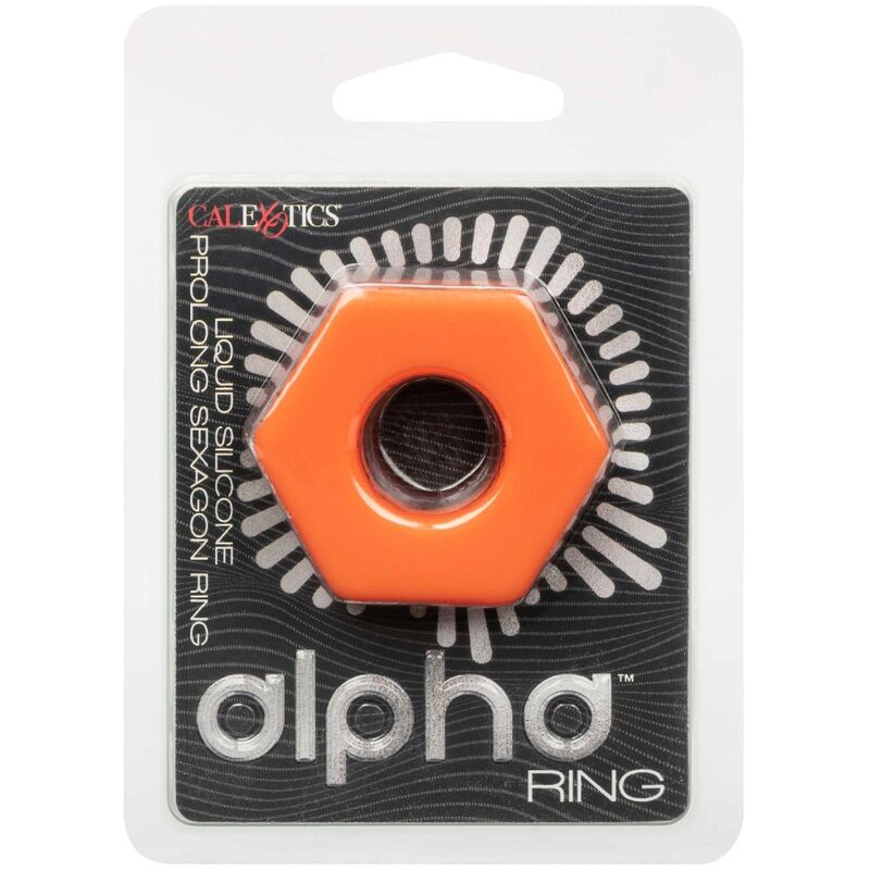 CalExotics Alpha Prolong Sexagon Ring i orange