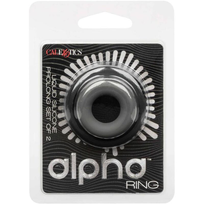 CalExotics Alpha Prolong Set av 2 ringar i grått
