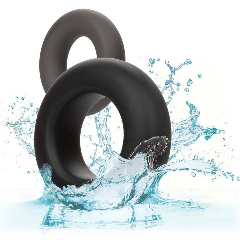 CalExotics Alpha Prolong Set av 2 ringar i grått