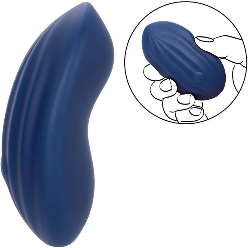 Cashmere Velvet Curve Blue massager från CalExotics