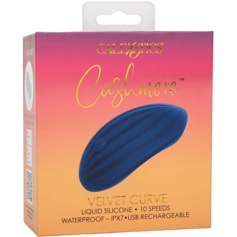 Cashmere Velvet Curve Blue massager från CalExotics