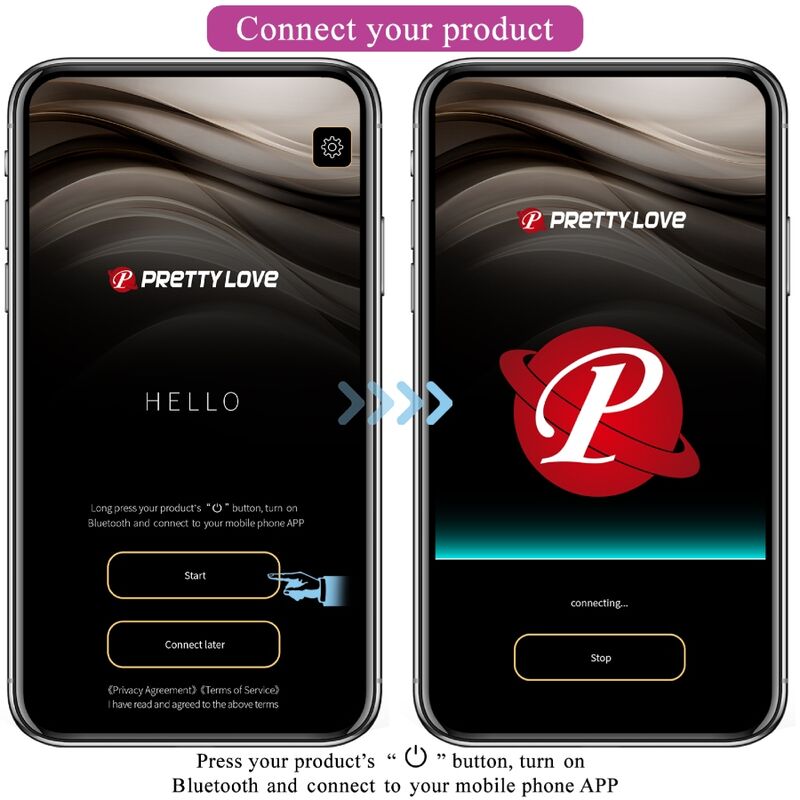 PRETTY LOVE AUGUST fjärrstyrd vibrator i lila silikon