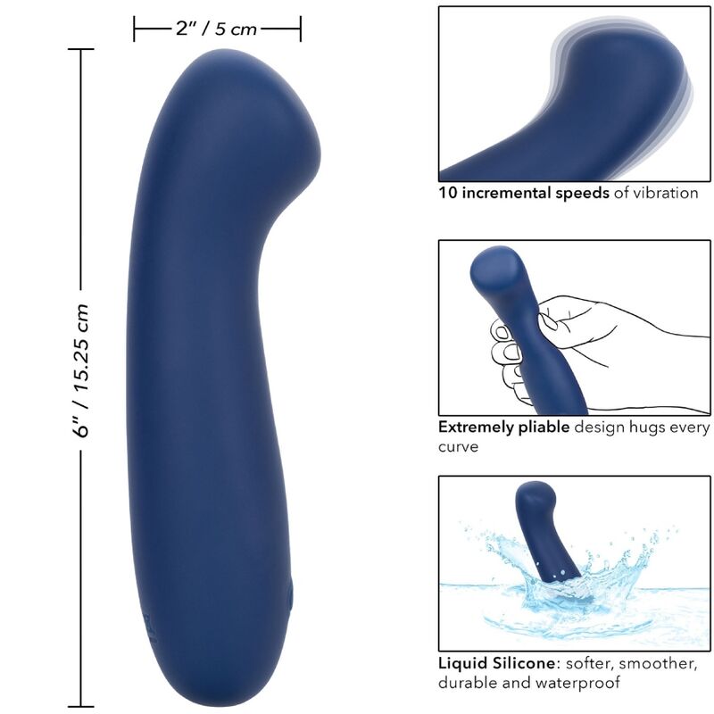 CalExotics Cashmere Satin G Blue massager