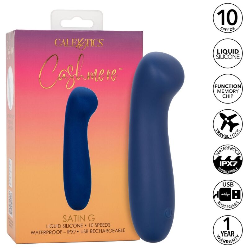 CalExotics Cashmere Satin G Blue massager