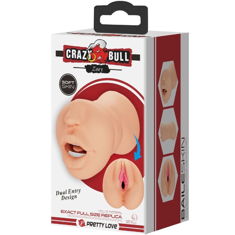 CRAZY BULL Zoey vagina-formad masturbator