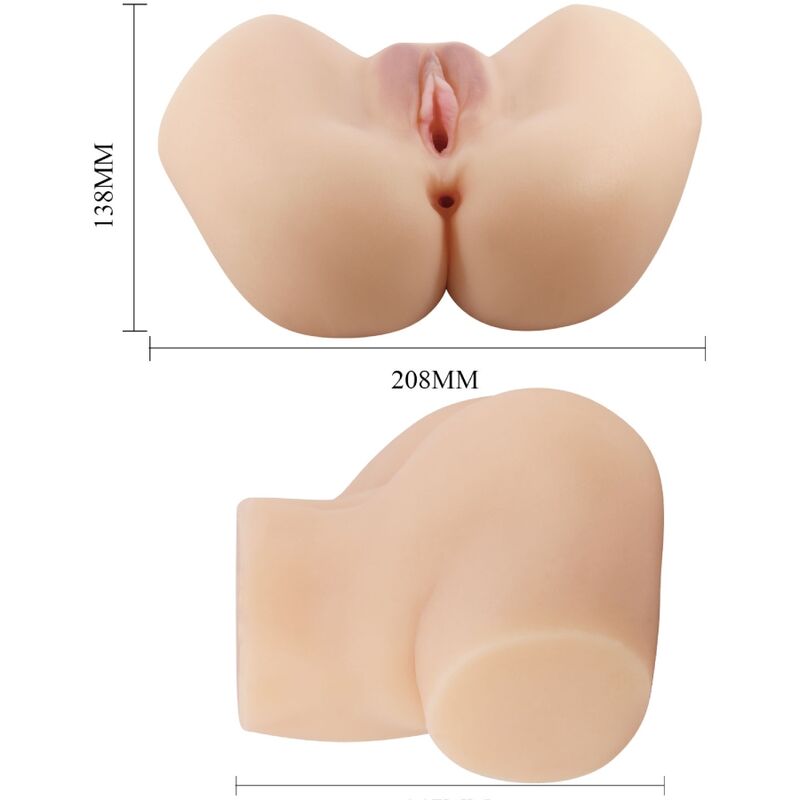 CRAZY BULL Hailey vibrator med realistisk vagina och anus