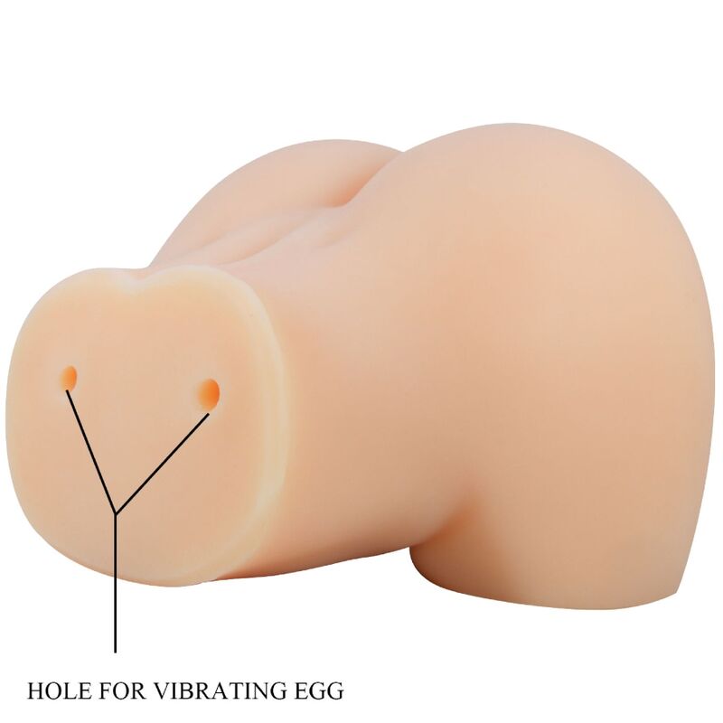 CRAZY BULL realistisk vagina och anus vibrator