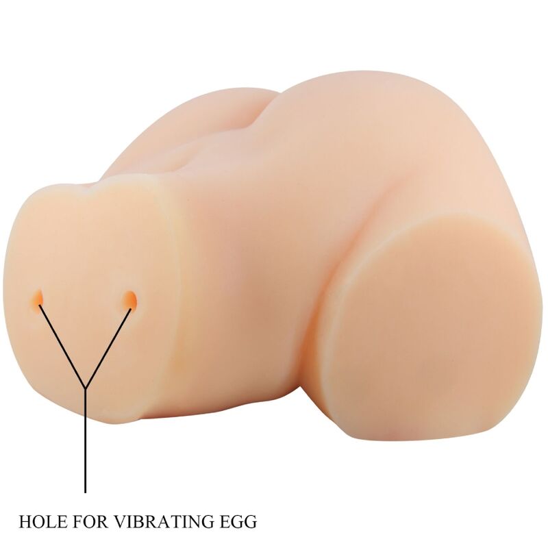 CRAZY BULL realistisk vagina och anus vibrator