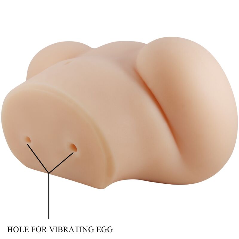 CRAZY BULL realistisk vagina och anus vibrator