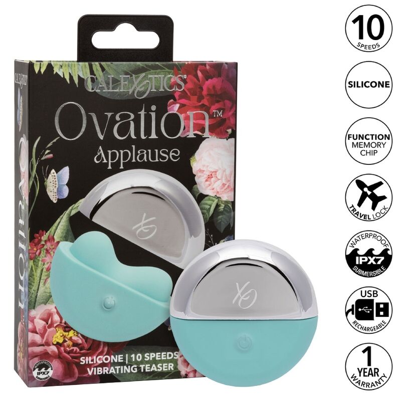 CalExotics Ovation Applause stimulator i aqua grön färg