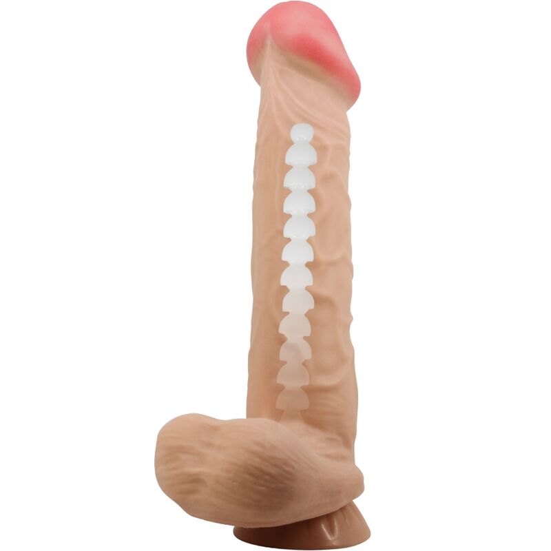 Realistisk dildo med sugkopp 26 cm i köttfärg