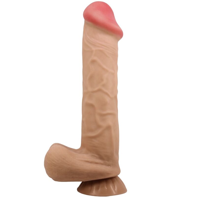 Realistisk dildo med sugkopp 26 cm i köttfärg