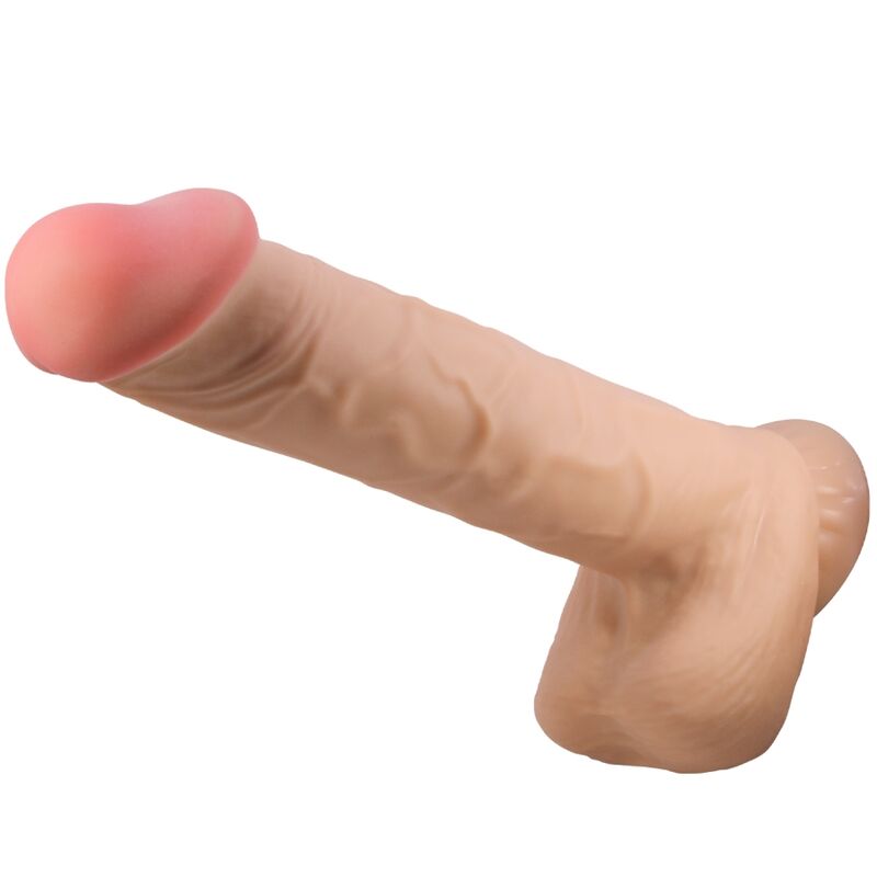 Realistisk dildo med sugkopp 26 cm i köttfärg