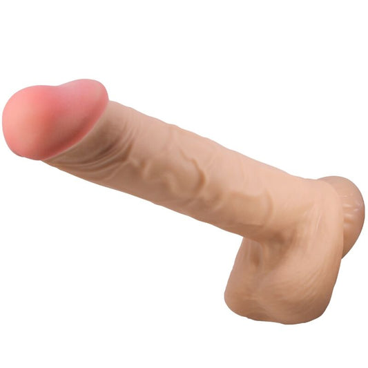 Realistisk dildo med sugkopp 26 cm i köttfärg