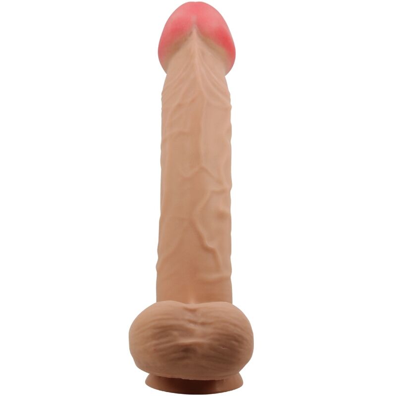 Realistisk dildo med sugkopp 26 cm i köttfärg