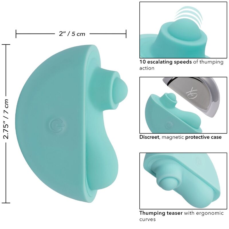 CalExotics Ovation Acclaim Stimulator i aqua grön färg