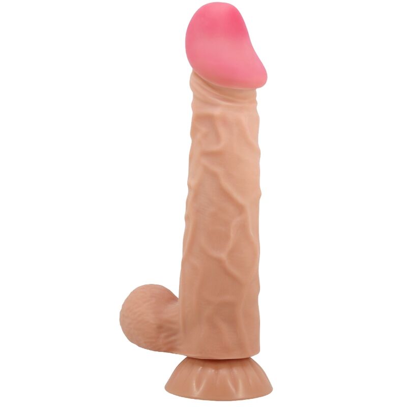 Realistisk dildo med suktionskop 24 cm