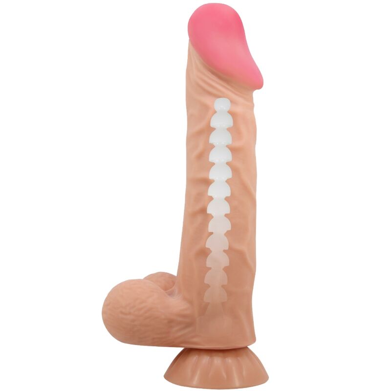 Realistisk dildo med suktionskop 24 cm